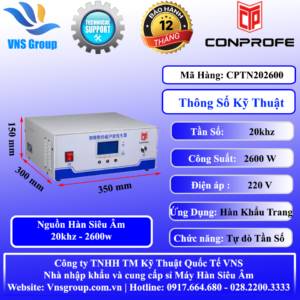 Thùng Nguồn Siêu Âm 20khz 2600w